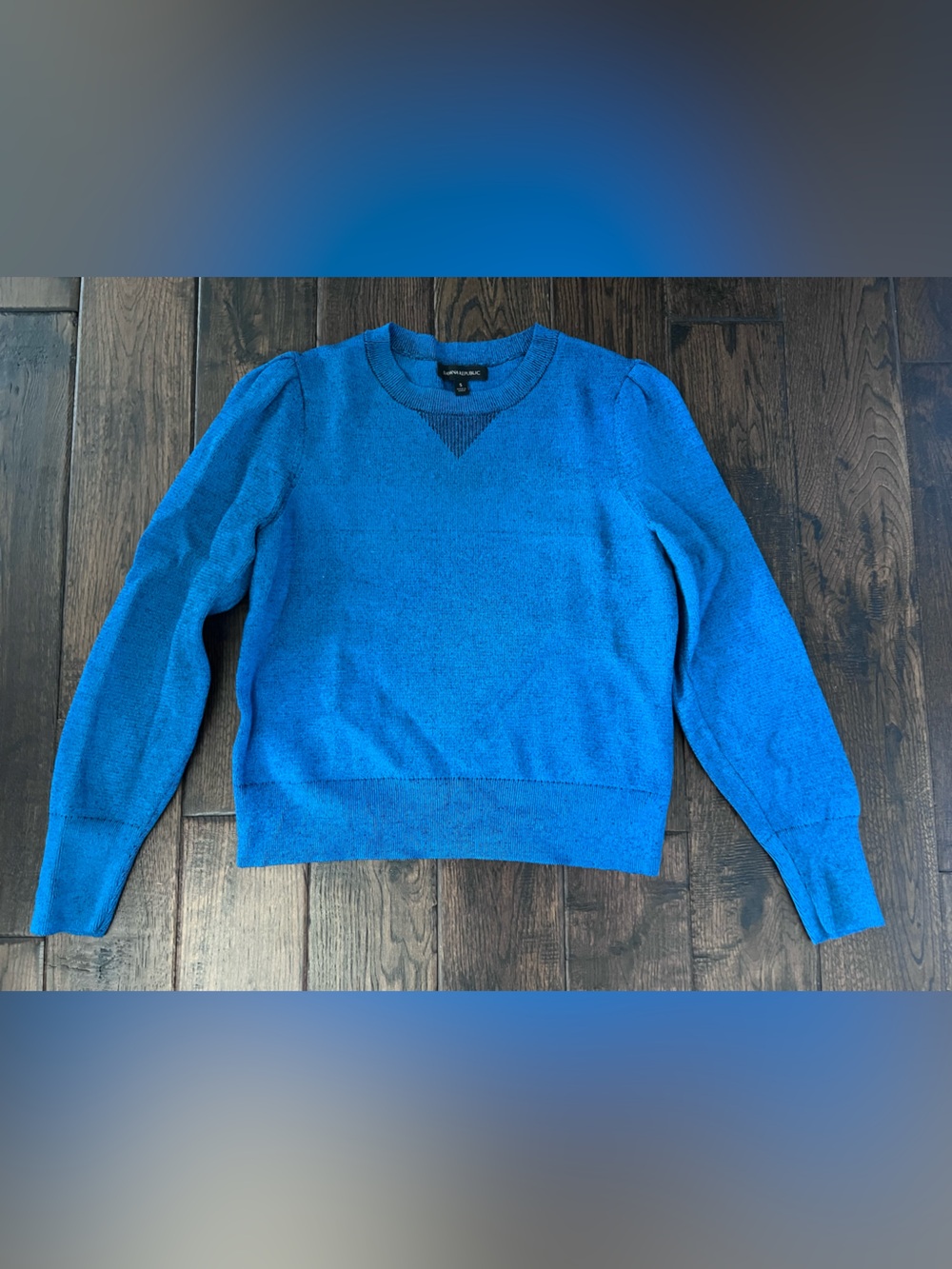 Banana Republic Bright Blue Crewneck Sweater